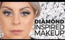 Diamond Inspired Makeup Look | April Birthstone
