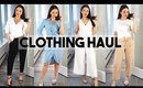 SPRING TRY ON CLOTHING HAUL! Aritzia, Zara, Adidas - TrinaDuhra