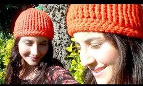 Crochet Pumpkin Hat! | Fall Halloween Crochet Project
