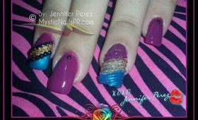 Sea Shell Acrylic :::... Jennifer Perez of Mystic Nails ☆