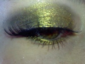 Halloween makeup, Boston Bruins inspired 2010