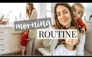 MORNING ROUTINE with Twin Toddlers and Pregnant | Kendra Atkins