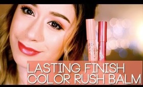 LASTING FINISH COLOR RUSH BALM REVIEW AND DEMO - BIIBIIBEAUTY