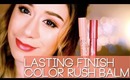 LASTING FINISH COLOR RUSH BALM REVIEW AND DEMO - BIIBIIBEAUTY