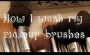 How to: Wash makeup brushes