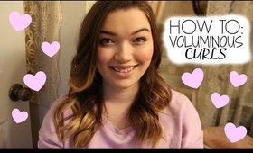 Voluminous Curls Tutorial!