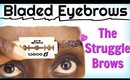 The Razor Blade Method To Shape Your Eyebrows | My DIY Method Struggles