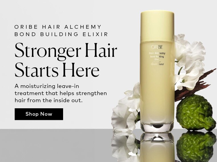A moisturizing leave-in treatment that helps replenish all three types of hair bonds for stronger, softer, and more resilient hair. Shop the Oribe Hair Alchemy Bond Building Elixir on Beautylish.com