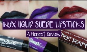 NYX LIQUID SUEDE LIPSTICKS (honest review) : SpookyCrew