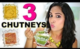 How To Lose Weight Fast and Easy (NO EXCERCISE) | 3 Chutneys Recipe | ShrutiArjunAnand