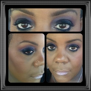 all MAC shadows-shadowy lady, stars and rockets, and texture
MAC lip color is Viva glam Nicki 2 
