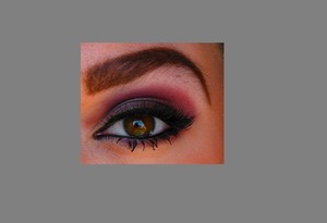Purple shadow also mixed with some copper even tho you cant tell