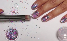 Sequin Nail Art for the Holidays