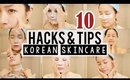 10 KOREAN SKINCARE HACKS & TIPS you MUST TRY!!
