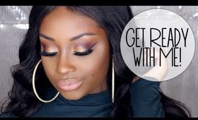 Get Ready with Me | Plum & Gold Eyes + Nude Lips | Makeupd0ll