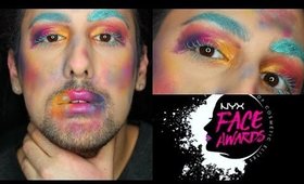 COLOR BLOCK! Autism Awareness Month Makeup Tutorial | NYX FACE AWARDS ENTRY 2016