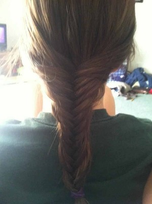 Simple fishtail, easy and quick. 