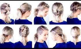 10 CUTE & EASY LOW PONYTAIL HAIRSTYLES | Milabu