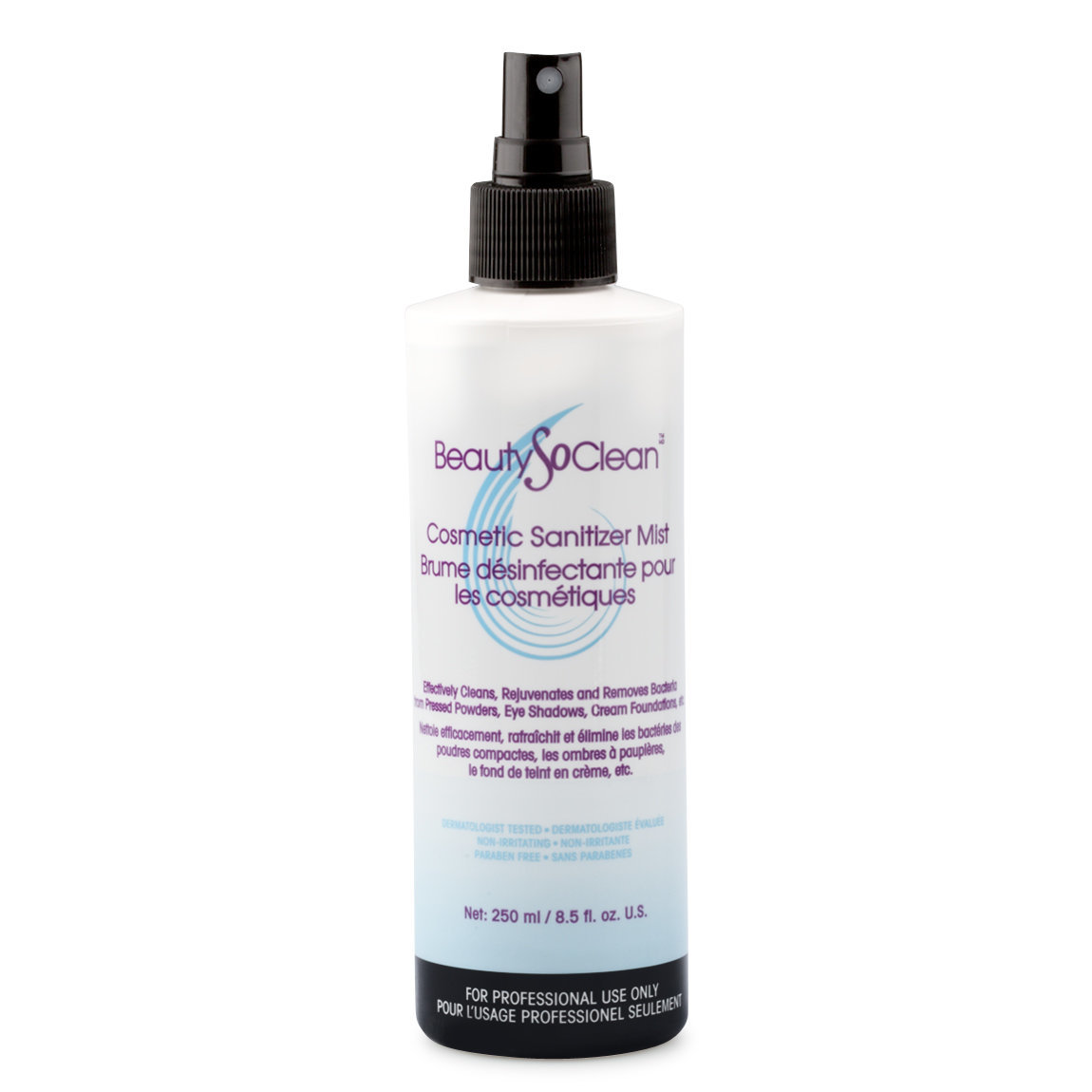 BeautySoClean Cosmetic Sanitizer Mist 250 ml alternative view 1 - product swatch.