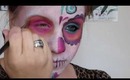 Day of the Dead (Día de los Muertos) Sugar Skull Halloween Make-up PART 1