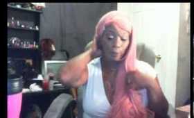 My anime Pink  wig from ebay  =)  Yuna Pink=)