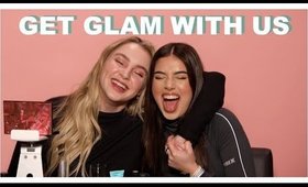 CHIT CHAT GET GLAM WITH ME & @Amanda Diaz  *with champagne*