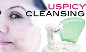 Uspicy Facial Cleansing Brush Review Demonstration Skincare