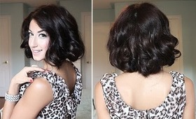 How To:  Glamorous Faux, Curly Bob