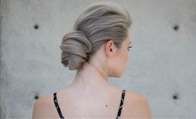 Texture Low Bun Inspired by NYFW
