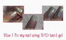 How I Fix My Gel Nail | Using IBD Hard Gel | PrettyThingsRock