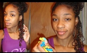 Tight Curls on Senegalese Twist: Tutorial