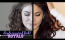 Lorde "ROYALS" inspired look + No heat curls hair tutorial