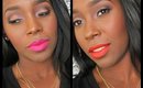 Full face makeup tutorial| Two lip options |Gold glitter eyes