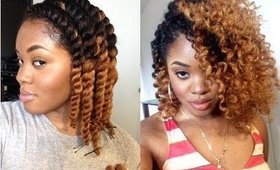 Natural Hair | DEFINED Chunky Flat Twist Out