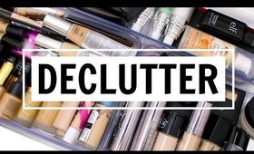 HUGE MAKEUP DECLUTTER 2017: FOUNDATIONS