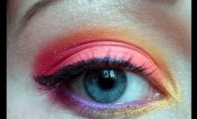 Fireworks/Bonfire Night Makeup Tutorial