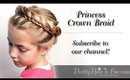 How to: Princess Crown Braid Tutorial | Pretty Hair is Fun