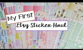 Etsy Sticker Haul | Happy Mail