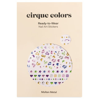 Cirque Colors Molten Metal Ready-to-Wear Nail Art Stickers