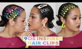 90s INSPIRED HAIRSTYLES with CLIPS | Siana Westley