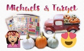 Michaels/Target Haul | Fall Decor, Crafting/Planner | PrettyThingsRock