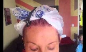 dying my hair purple