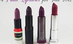 Fall Lipsticks LIP COLOR SWATCHES ON LIPS | Brown/Dark skin tones