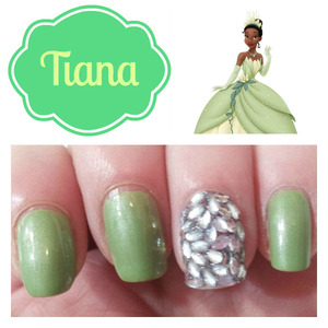 9 other Disney Princess Inspired Manicures on the blog http://www.hairsprayandhighheels.net/2013/02/disney-princess-inspired-nails.html