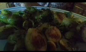 Roasted brussel sprouts #cooking