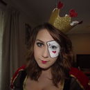 Queen of hearts card makeup. 