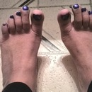 Current colour on my toenails