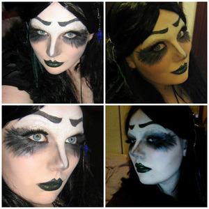 Closer look at my recreation of Goldie Starling's Raven look.
Link: http://www.youtube.com/watch?v=2-pMiNlHbAk