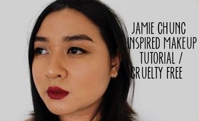 JAMIE CHUNG INSPIRED MAKEUP TUTORIAL / CRUELTY FREE
