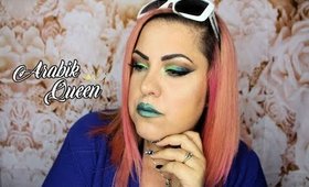 Fall Makeup : Bold Green & Blue Cut Crease - Maquillaje Otoño Verdes y Azul